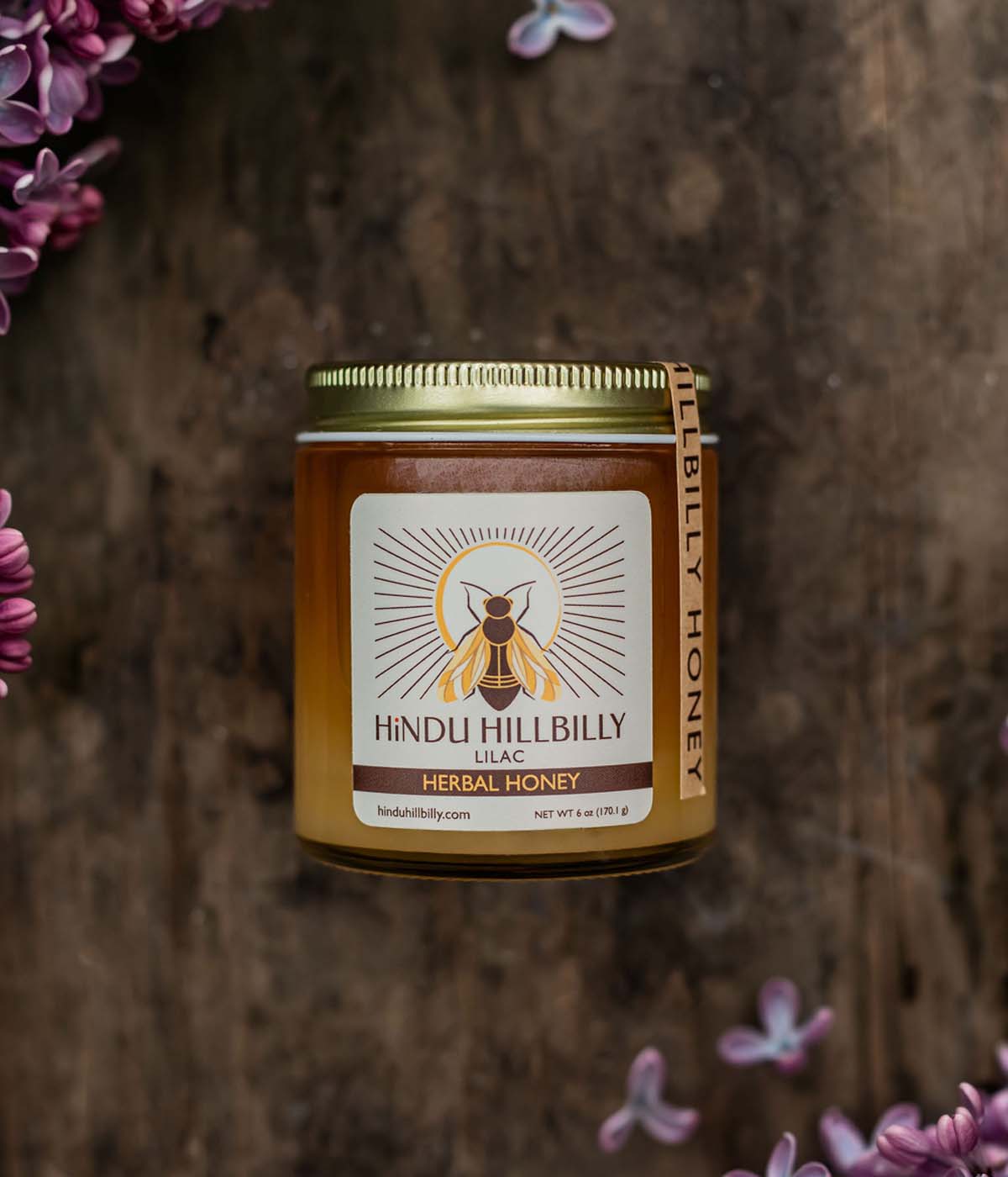 Lilac Infused Herbal Honey | Spring Floral Raw Honey - Hindu