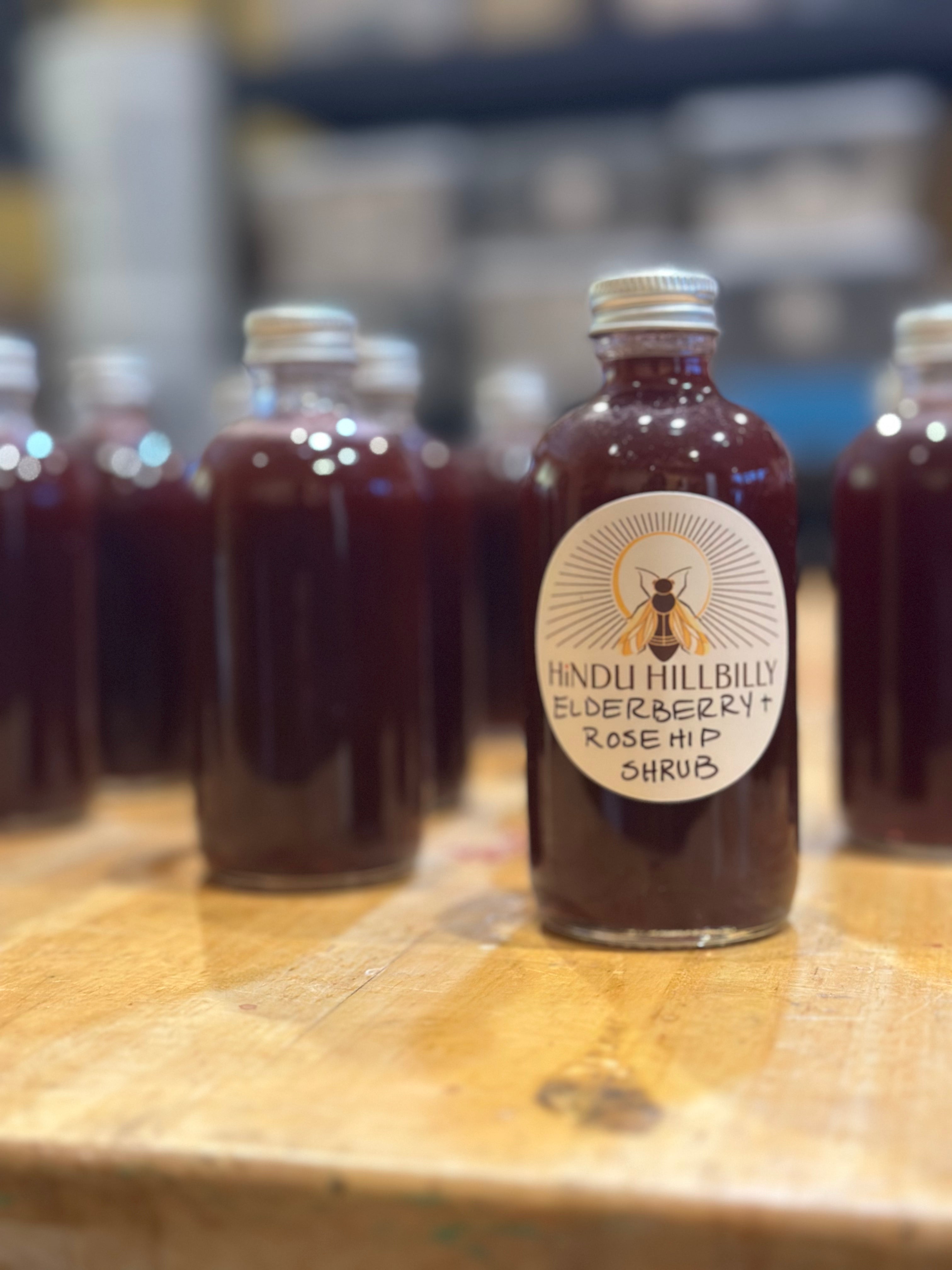 Elderberry + Rosehip Shrub