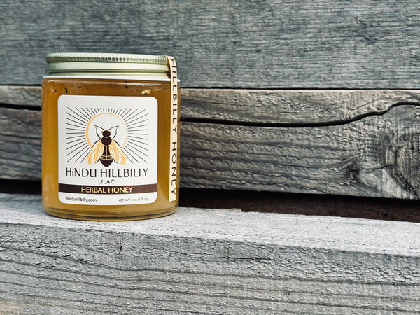 Lilac Infused Herbal Honey | Spring Floral Raw Honey - Hindu