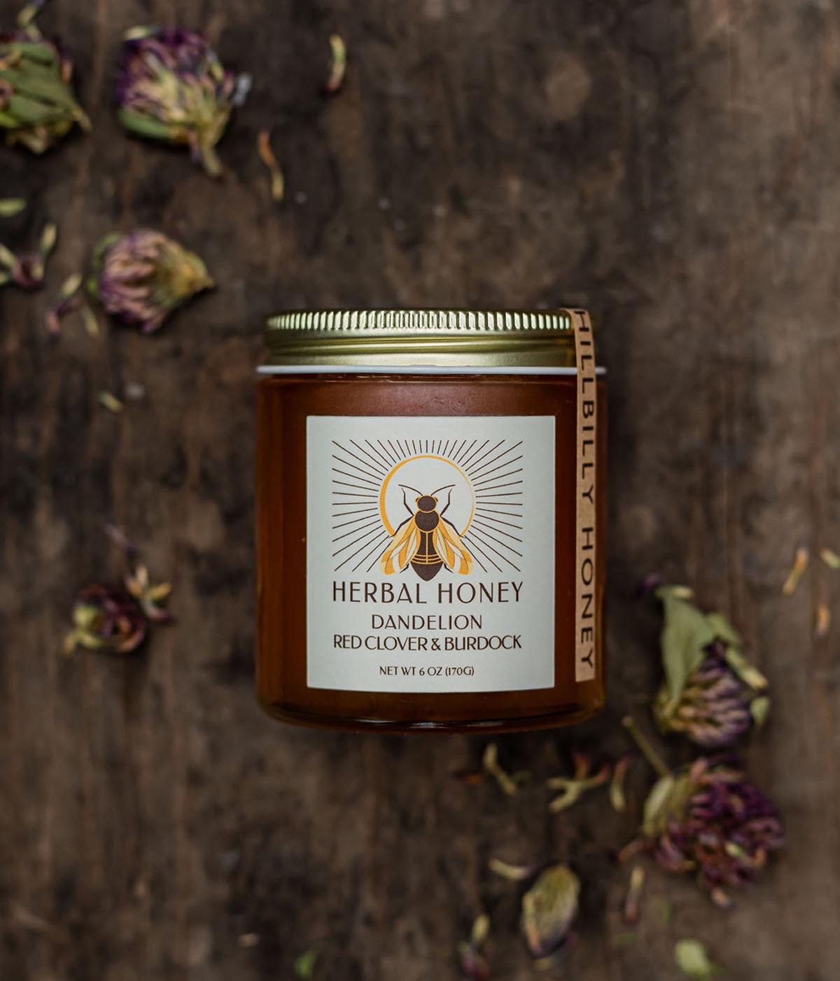 Dandelion Red Clover Burdock Honey