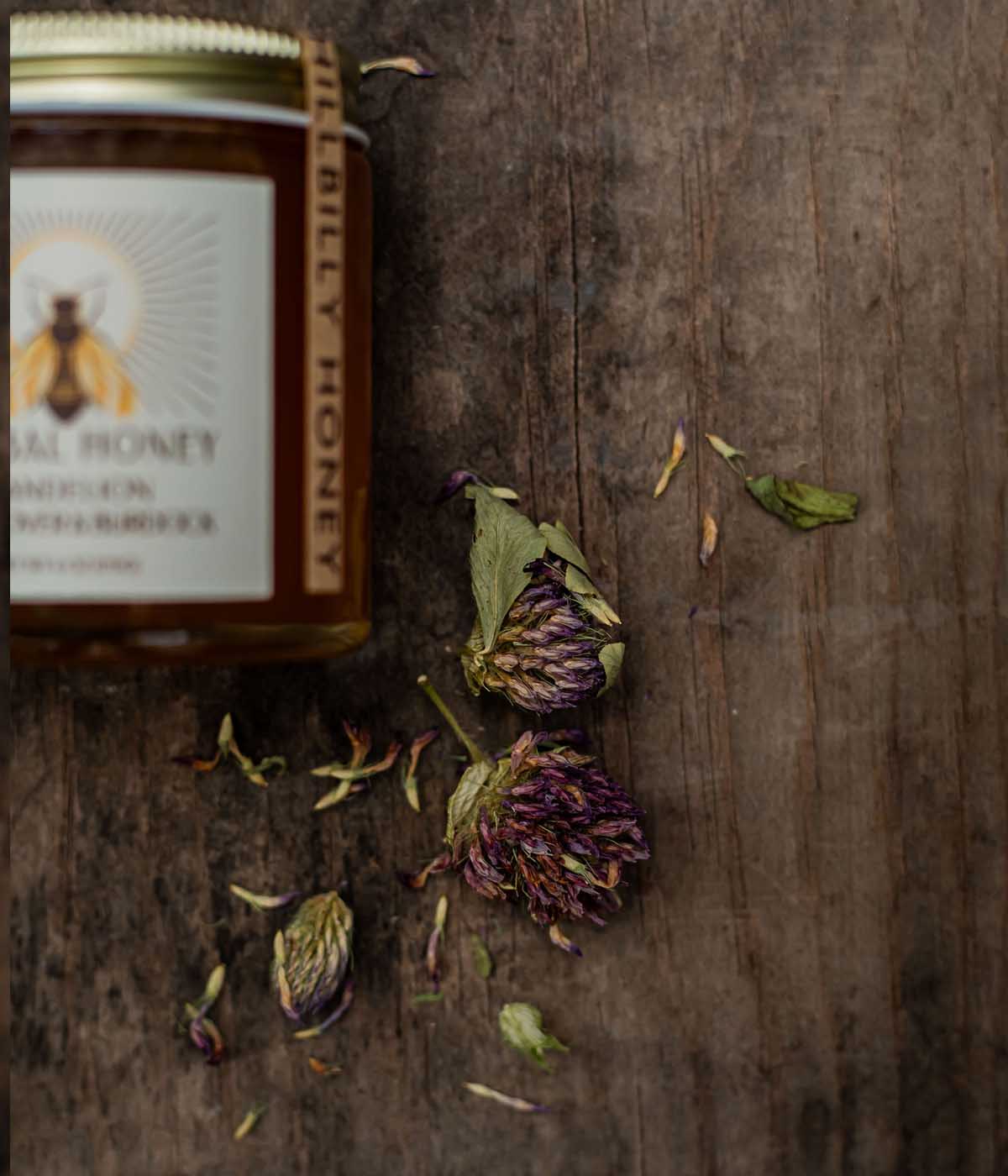 Dandelion Red Clover Burdock Honey