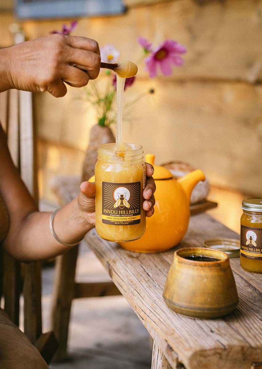 Lilac Infused Herbal Honey | Spring Floral Raw Honey - Hindu